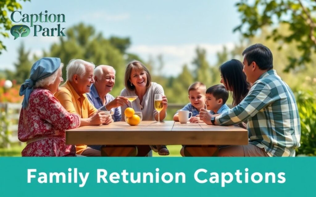 Family Reunion Captions