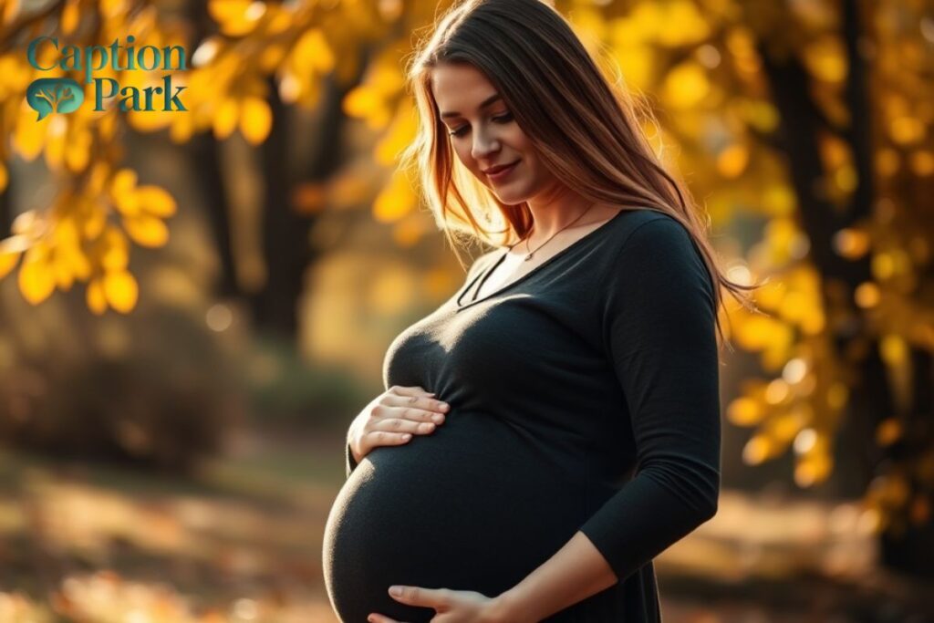 Seasonal Pregnancy Announcement Captions