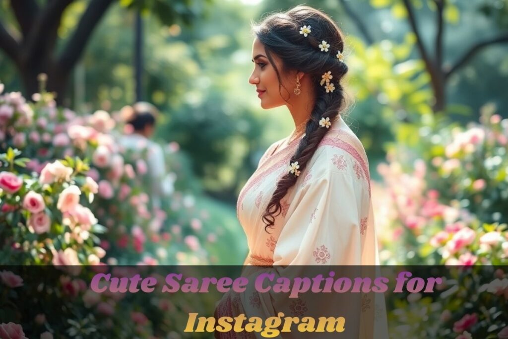 Cute Saree Captions for Instagram