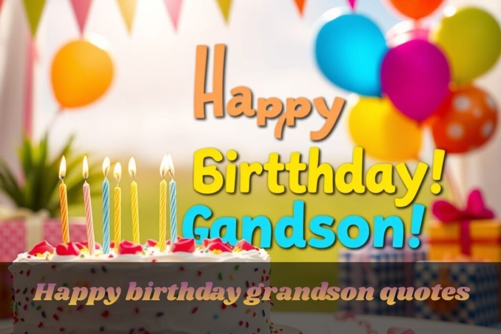 Happy birthday grandson quotes