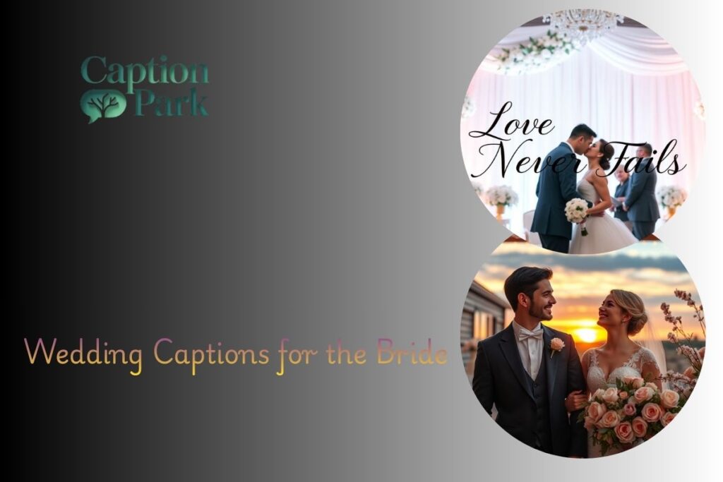 Wedding Captions for the Bride