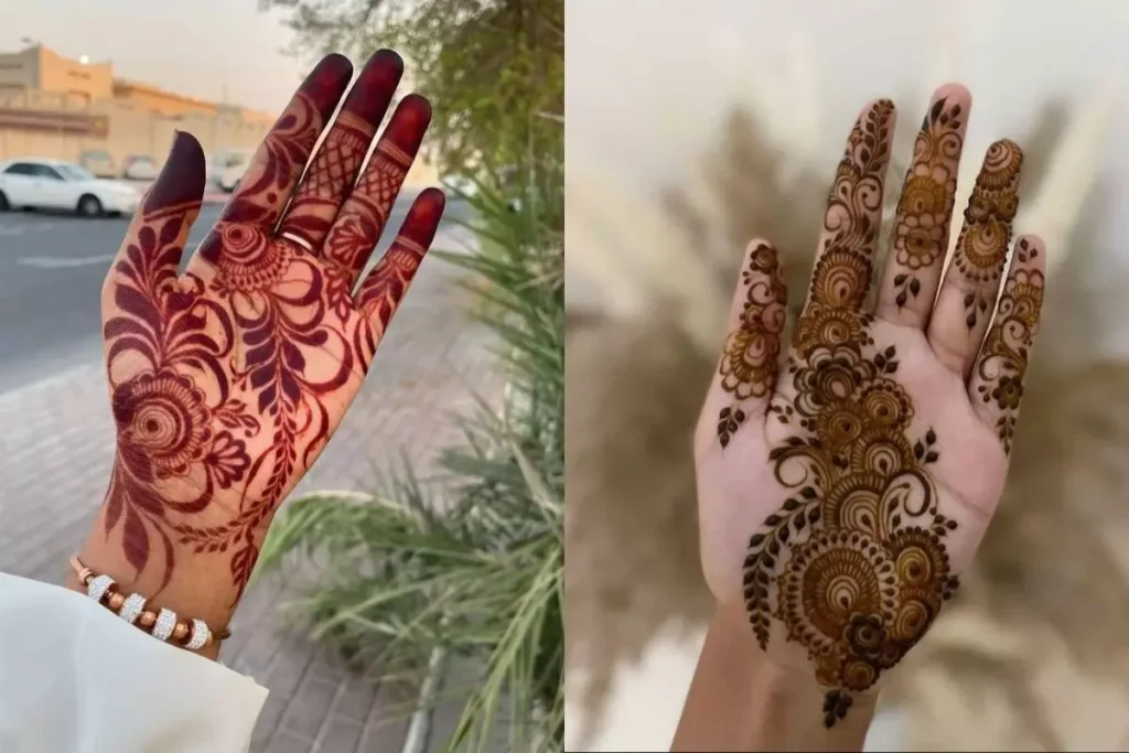 Instagram Royal Front Hand Mehndi Design Simple & Minimal Look