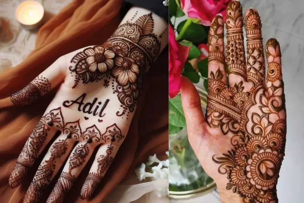 Modern Royal Front Hand Mehndi Design Inspired by Instagram Trends