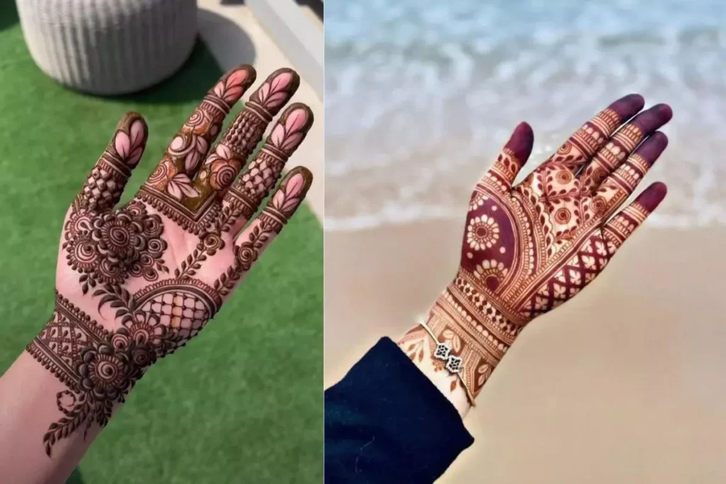 Simple Instagram Stylish Royal Front Hand Mehndi Design for Beginners